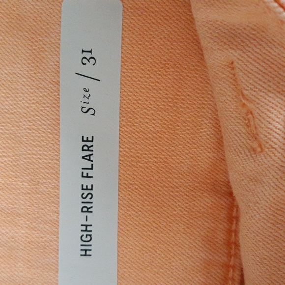 Pilcro and the Letterpress By Anthropologie High-Rise Flare Size 31 Crop Pants - Picture 8 of 15